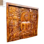 Elegant Buddha Wooden WallPanel