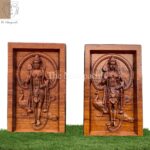Lord Murugan Wooden Photo Frame