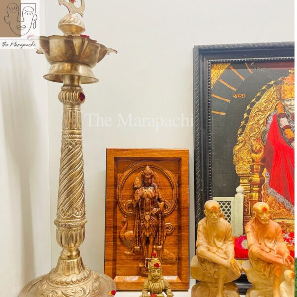 Lord Murugan Wooden Photo Frame
