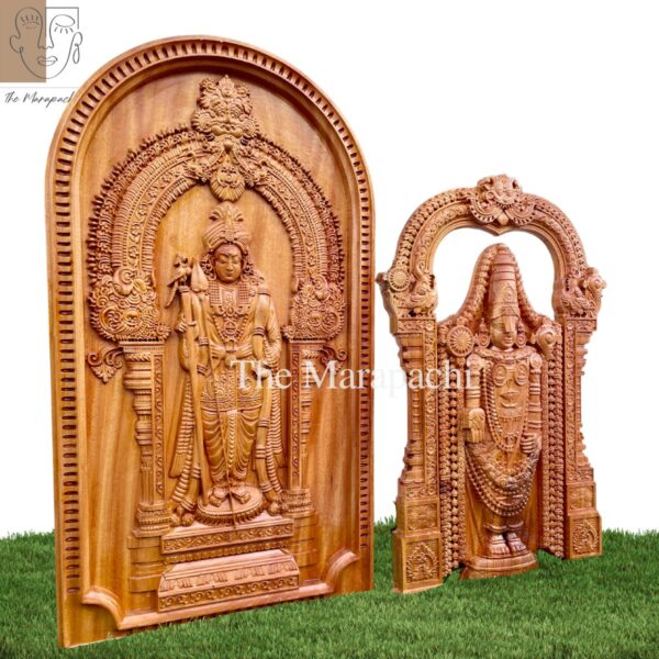 Murugan & Tirupati God WallPanels Combo