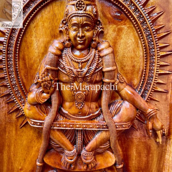 God Ayyappan Wooden Photo Frame