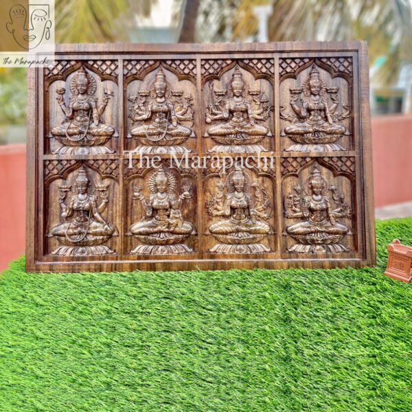 Astalakshmi Horizontal Wooden WallPanel