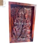 Lord Shiva & Family Wooden Frame