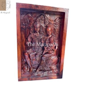 Lord Shiva & Family Wooden Frame