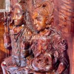 Lord Shiva & Family Wooden Frame