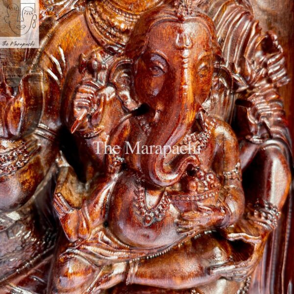 Lord Shiva & Family Wooden Frame