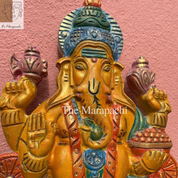 1ft Colourful Ganesha WallPanel