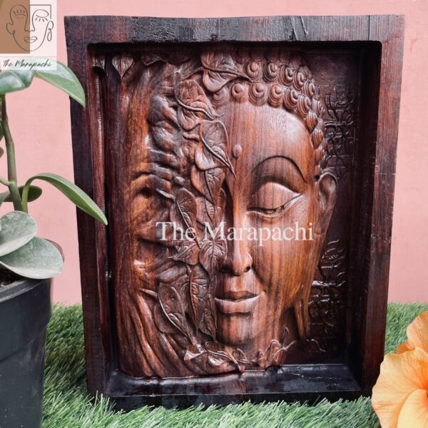 1ft Buddha Wooden Frame