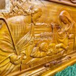 2ft Jesus Family Wooden Frame