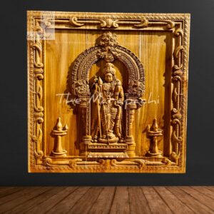 Lord Murugan Teak Wood WallPanel