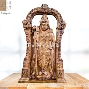 Lord Murugan Teak Wood Statue(MasterPiece)