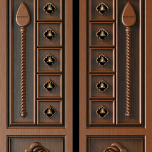Teak Wood Poojaroom Door 7