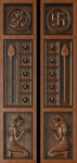 Teak Wood Poojaroom Door 7