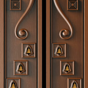 Teak Wood Poojaroom Door 4