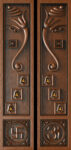 Teak Wood Poojaroom Door 4