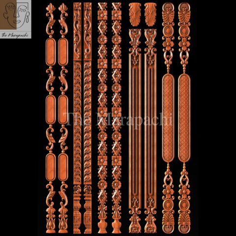 Wooden Side Border 24