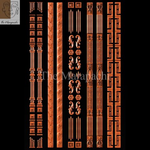 Wooden Side Border 25