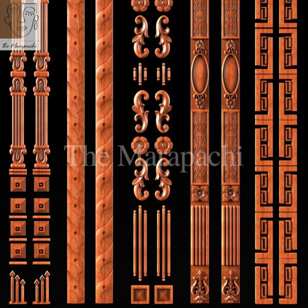 Wooden Side Border 25
