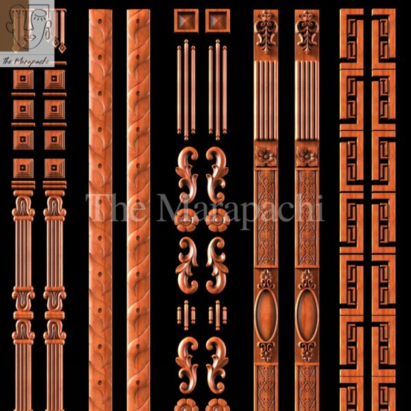 Wooden Side Border 25