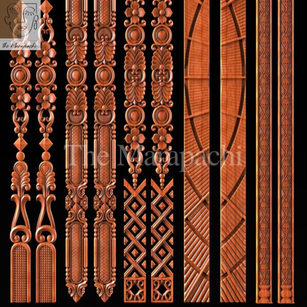Wooden Side Border 33